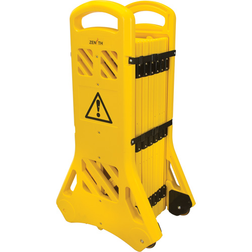 Barri&egrave;re mobile portative, 40" h x 13' lo, Jaune GTA Hardware Inc