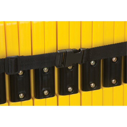 Barri&egrave;re mobile portative, 40" h x 13' lo, Jaune GTA Hardware Inc