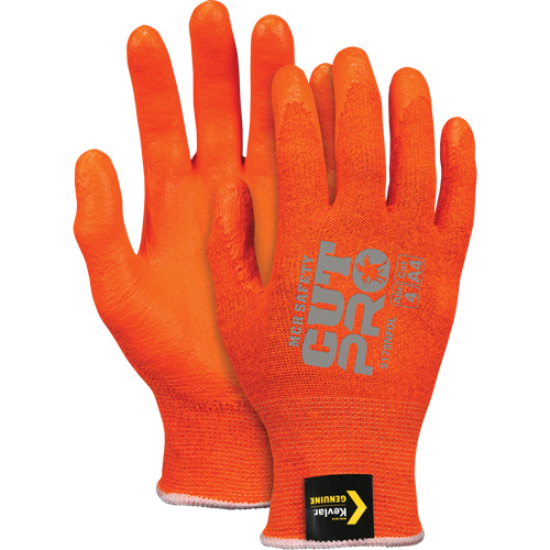 Gants r&eacute;sistants aux coupures, Taille T-petit, Calibre 13, Rev&ecirc;tement Mousse de nitrile, Enveloppe en Kevlar, ASTM ANSI niveau A4 GTA Hardware Inc