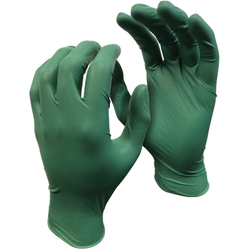 5559PF Green Monkey Gloves, Small, Nitrile, 4-mil, Powder-Free, Green GTA Hardware Inc