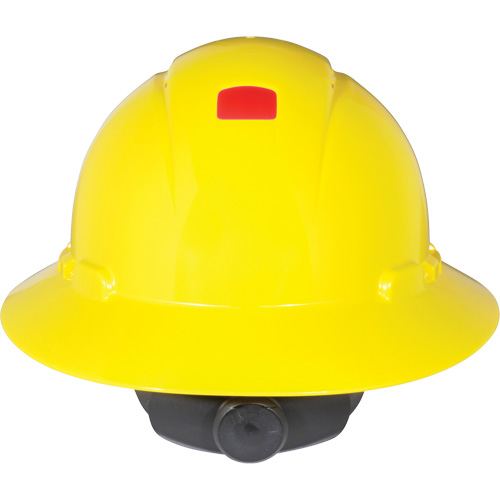Casque de s&eacute;curit&eacute; &agrave; bordure compl&egrave;te avec capteur Uvicator, Suspension Rochet GTA Hardware Inc
