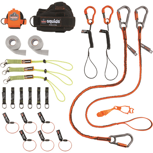 Squids&reg; 3183 Carpenter & Laborer's Tool Tethering Kit GTA Hardware Inc