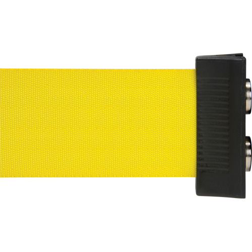 Cassette de ruban magn&eacute;tique pour barri&egrave;re de contr&ocirc;le des foules personnalis&eacute;e, 7', Ruban Jaune GTA Hardware Inc