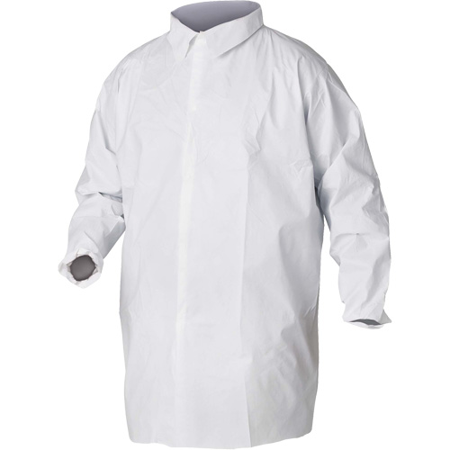 KleenGuard A20 Lab Coats, SMS, White, Small GTA Hardware Inc