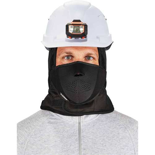 N-Ferno&reg; 3-Layer Winter Hard Hat Liner with Mouthpiece, Fleece Lining, One Size, Black GTA Hardware Inc