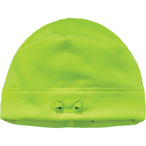 Bonnet N-Ferno &agrave; lumi&egrave;res DEL, Taille unique, Vert lime haute visibilit&eacute; GTA Hardware Inc