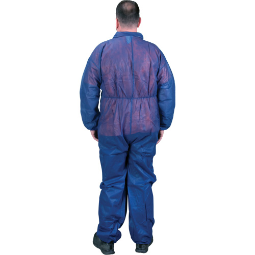 Coveralls, Medium, Blue, Polypropylene GTA Hardware Inc