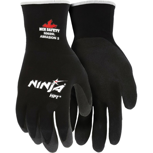 Gants enduits Ninja, Grand, R&ecirc;vetement HPT, Calibre 15, Enveloppe en Nylon GTA Hardware Inc
