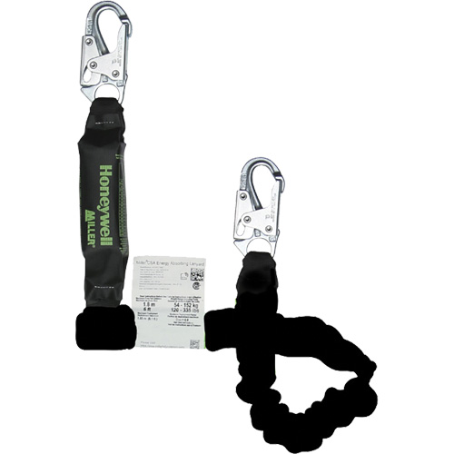 Miller&reg; Arc-Rated Shock-Absorbing Lanyard, 6', Locking Snap Hook Center, Locking Snap Hook Leg Ends, Kevlar&reg; GTA Hardware Inc
