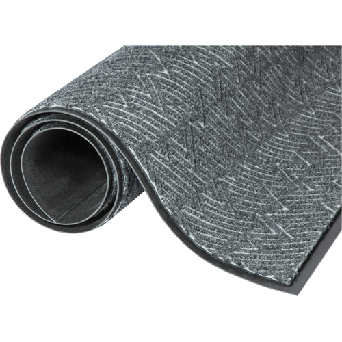 Tapis daccueil Performance Triathlon, Essuie-pieds/grattoir, 6' x 10' x 7/16", Gris frais GTA Hardware Inc
