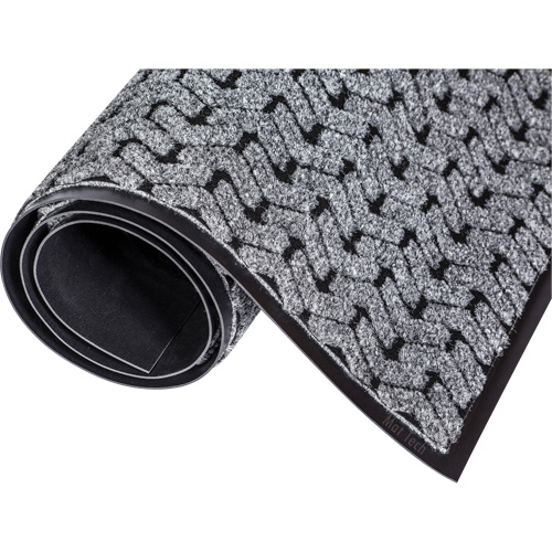 Tapis d'accueil Performance Tire-Track, Essuie-pieds/grattoir, 4' x 8' x 3/8", Gris GTA Hardware Inc