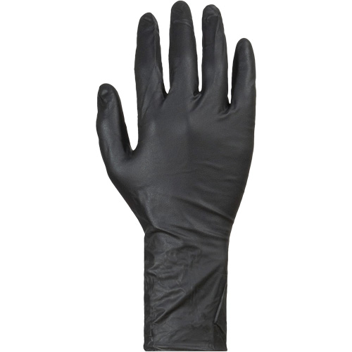KeepKleen&reg; Disposable Gloves, Medium, Nitrile, 8-mil, Powder-Free, Black GTA Hardware Inc