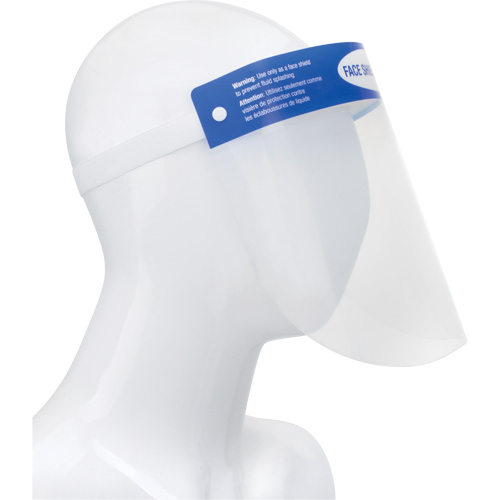 Disposable Faceshield with Head Gear, PET GTA Hardware Inc