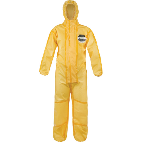 ChemMax&reg; 1 Coveralls, Polyethylene/Polypropylene, 4X-Large, Yellow GTA Hardware Inc