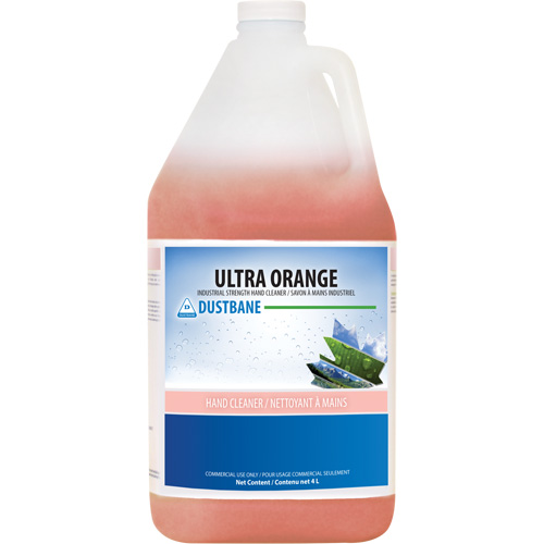 Nettoyant pour les mains Ultra Orange, Liquide, 4 L, Cruche, Parfum&eacute; GTA Hardware Inc