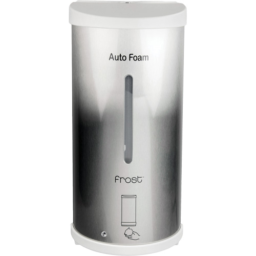 Foam Soap & Sanitizer Dispenser, Touchless, 800 ml Capacity, Bulk Format GTA Hardware Inc
