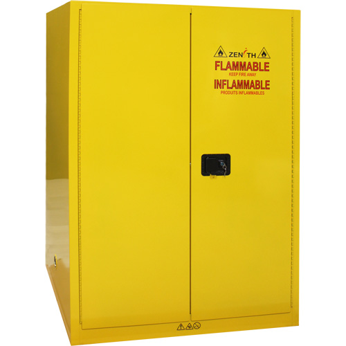 Flammable Storage Cabinet, 90 Gal., 2 Door, 43" W x 66" H x 34" D GTA Hardware Inc