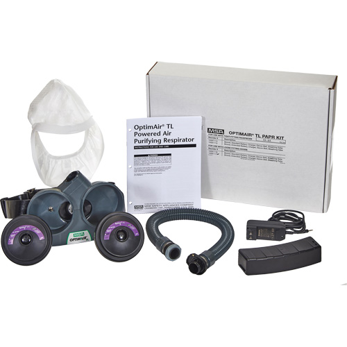 OptimAir&reg; TL PAPR Response Kit, Headcover & Faceshield, Lithium-Ion Battery GTA Hardware Inc