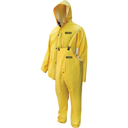 Deny 3-Piece FR Rainwear Suit, 5X-Large, Yellow GTA Hardware Inc