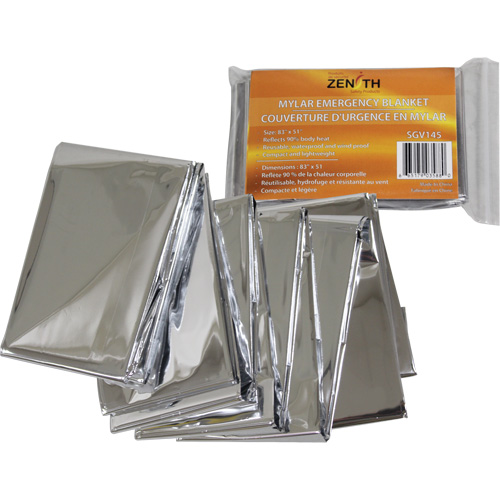 Couverture d'urgence, Polyester aluminis&eacute; GTA Hardware Inc