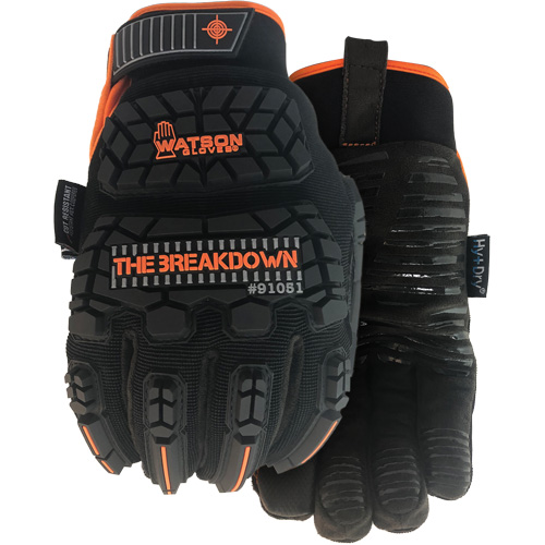 The Breakdown Cut Resistant Work Gloves, Size Small, Aramid/Polyester/Stainless Steel Shell, ASTM ANSI Level A5 GTA Hardware Inc