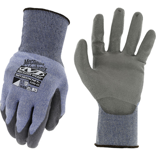 Gants r&eacute;sistants aux coupures SpeeKnit B2, Taille Moyen/8, Calibre 15, Rev&ecirc;tement Polyur&eacute;thane, Enveloppe en PEHP, ASTM ANSI niveau A2/EN 388 niveau B GTA Hardware Inc