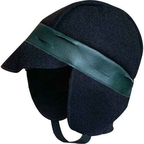 Coiffe d'hiver pour casque de s&eacute;curit&eacute;, Doublure en Mouton, Taille unique, Bleu marine GTA Hardware Inc