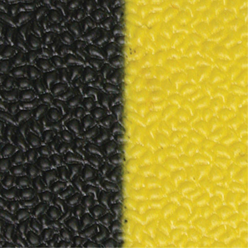 Airsoft Anti-Fatigue Mat, Pebbled, 3' x 5' x 3/8", Black/Yellow, PVC Sponge GTA Hardware Inc
