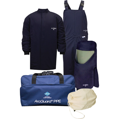 Arcguard Revolite XL Arc Flash Suit Kit with Lift Front Hood, 40 cal/cm² GTA Hardware Inc