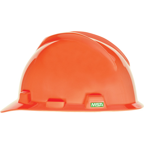 Casque de s&eacute;curit&eacute; &agrave; fentes V-Gard, R&eacute;pond aux normes CSA type 1, Suspension Rochet, Non ventil&eacute; GTA Hardware Inc