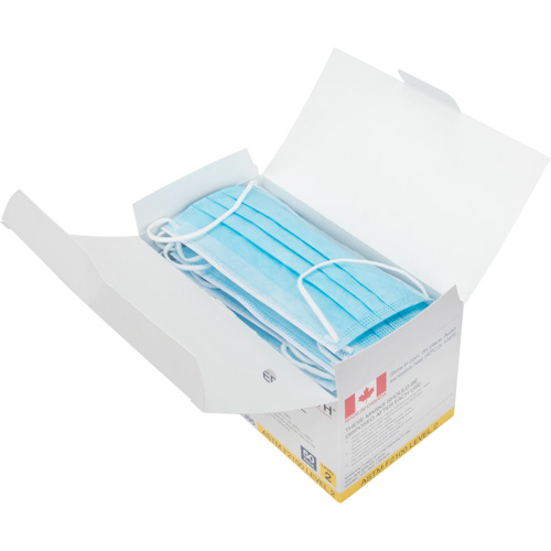 Masques d'intervention jetables, ASTM F2100 Niveau 2, Classe 1 GTA Hardware Inc