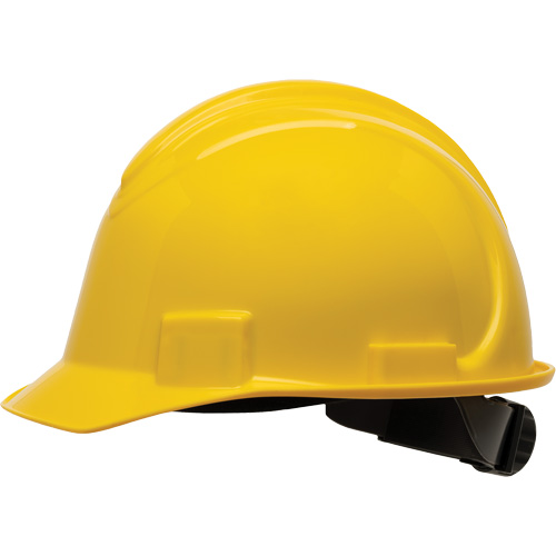 North&reg; Short Brim Hardhat, Meets CSA Type 1, Ratchet Suspension, Non-Vented GTA Hardware Inc