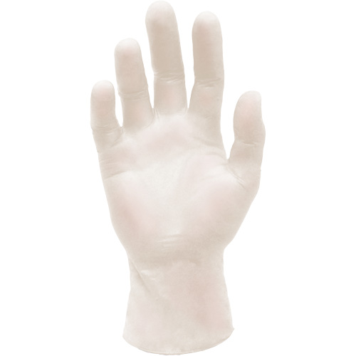Synthetic Stretch Medical Examination Gloves, Large, Vinyl, 5-mil, Powder-Free, White, Class 2 GTA Hardware Inc