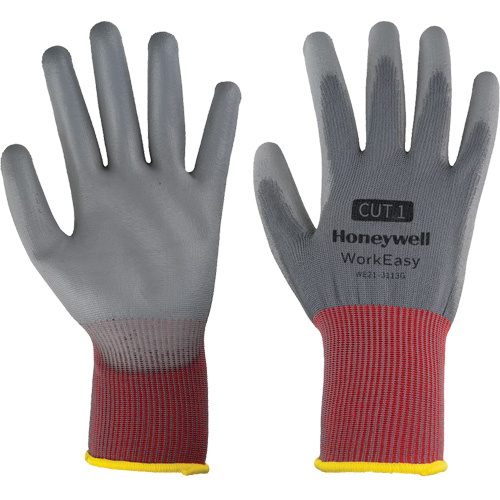 Gants de protection contre les coupures WorkEasy, Taille 6/T-petit, Calibre 13, Rev&ecirc;tement Polyur&eacute;thane, Enveloppe en Polyester, EN 388 niveau 1 GTA Hardware Inc