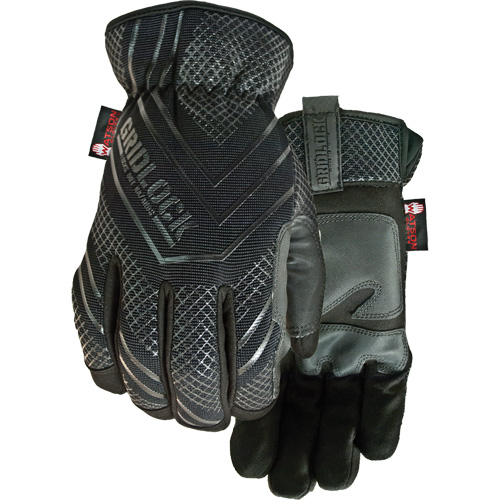 Gants r&eacute;sistant &agrave; la coupure et perforation Gridlock, Taille Moyen, Enveloppe en Acier inoxydable, ASTM ANSI niveau A9/EN 388 niveau 5/EN 388 niveau F GTA Hardware Inc