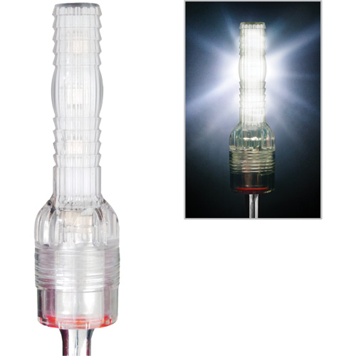 Tige de s&eacute;curit&eacute; de s&eacute;rie lourde avec lumi&egrave;re clignotante Safety Whip GTA Hardware Inc