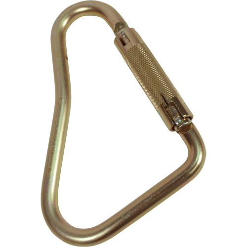Offset D-Shaped Carabiner, Steel, 5000 lbs Capacity GTA Hardware Inc