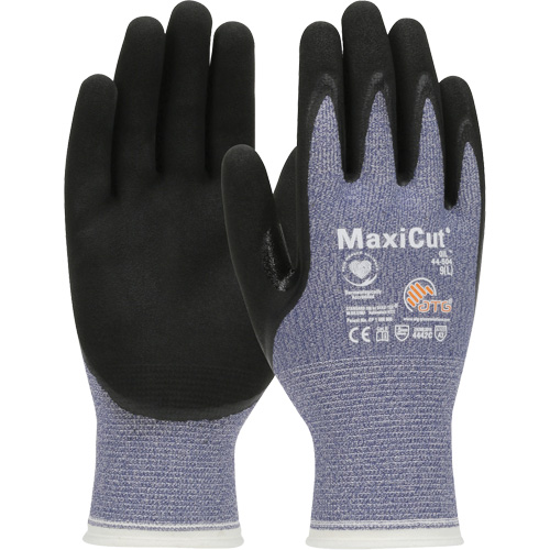 ATG MaxiCut&reg; Oil Cut-Resistant Gloves, Size Large, 15 Gauge, Nitrile Coated, Engineered Yarn Shell, ASTM ANSI Level A3/EN 388 Level 4/EN 388 Level C GTA Hardware Inc