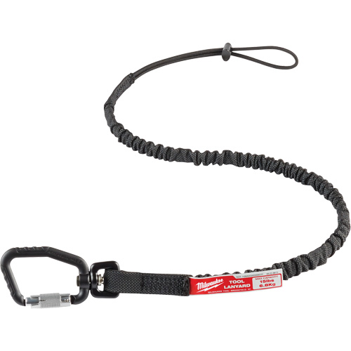 Locking Tool Lanyard, Bungee, Carabiner/Loop GTA Hardware Inc