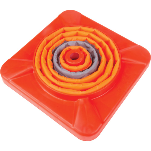 C&ocirc;ne de signalisation repliable, 18" h, Orange GTA Hardware Inc