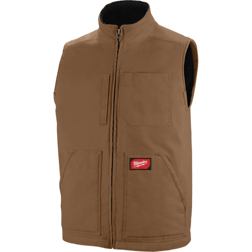 Heavy-Duty Sherpa-Lined Vest, Men's, Small, Brown GTA Hardware Inc