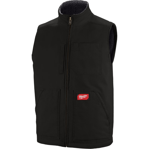 Veste doubl&eacute;e en sherpa ultra-r&eacute;sistante, Hommes, Petit, Noir GTA Hardware Inc