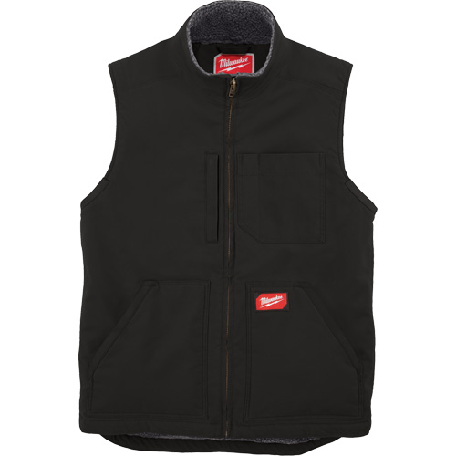 Veste doubl&eacute;e en sherpa ultra-r&eacute;sistante, Hommes, Petit, Noir GTA Hardware Inc