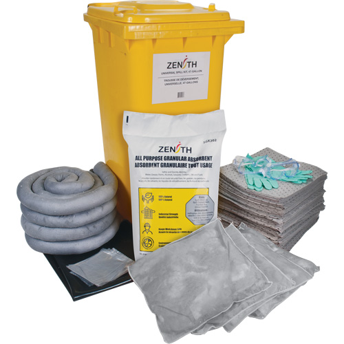 Premium Spill Kit, Universal, Bin, 63 US gal. Absorbancy GTA Hardware Inc