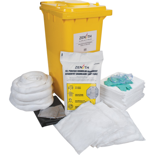Spill Kit, Oil Only, Bin, 63 US gal. Absorbancy GTA Hardware Inc