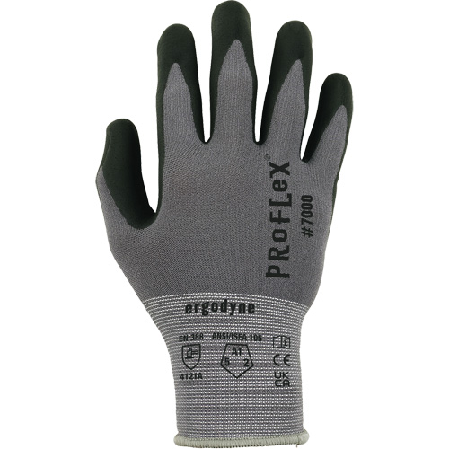 Gants enduits ProFlex 7000, Taille Petit, Calibre 15, Rev&ecirc;tement Mousse de nitrile, Enveloppe en Nylon/Spandex, ASTM ANSI niveau A1/EN 388 niveau 1/EN 388 niveau A GTA Hardware Inc
