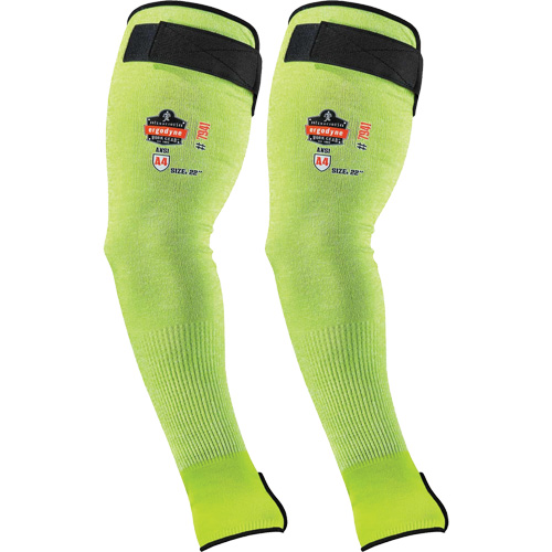 Manche de protection contre la coupe ProFlex 7941-PR, TenaLux, 18", ASTM ANSI niveau A4/EN 388 niveau D, Lime haute visibilit&eacute; GTA Hardware Inc