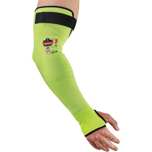 Manche de protection contre la coupe ProFlex 7941-PR, TenaLux, 18", ASTM ANSI niveau A4/EN 388 niveau D, Lime haute visibilit&eacute; GTA Hardware Inc