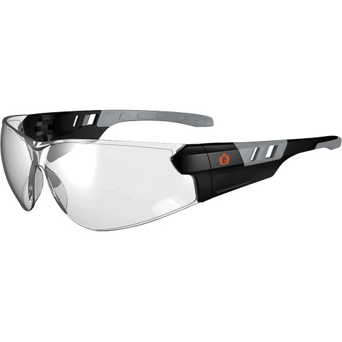 Lunettes de s&eacute;curit&eacute; sans monture Skullerz SAGA, Lentille Int&eacute;rieur/ext&eacute;rieur, Anti-&eacute;gratignures, ANSI Z87+/R&eacute;pond ou surpasse la norme CSA Z94.3 GTA Hardware Inc