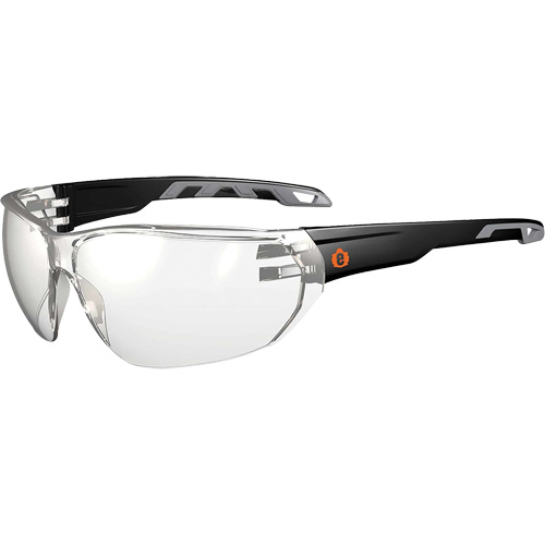 Lunettes de s&eacute;curit&eacute; sans monture Skullerz VALI, Lentille Int&eacute;rieur/ext&eacute;rieur, Anti-&eacute;gratignures, ANSI Z87+/R&eacute;pond ou surpasse la norme CSA Z94.3 GTA Hardware Inc